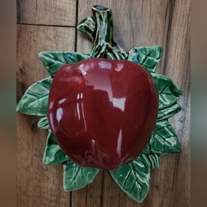Vntg McCoy Apple Wall Pocket